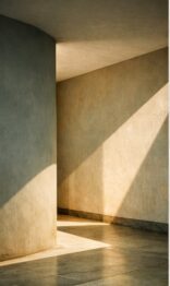 subtle tones room with sunshine